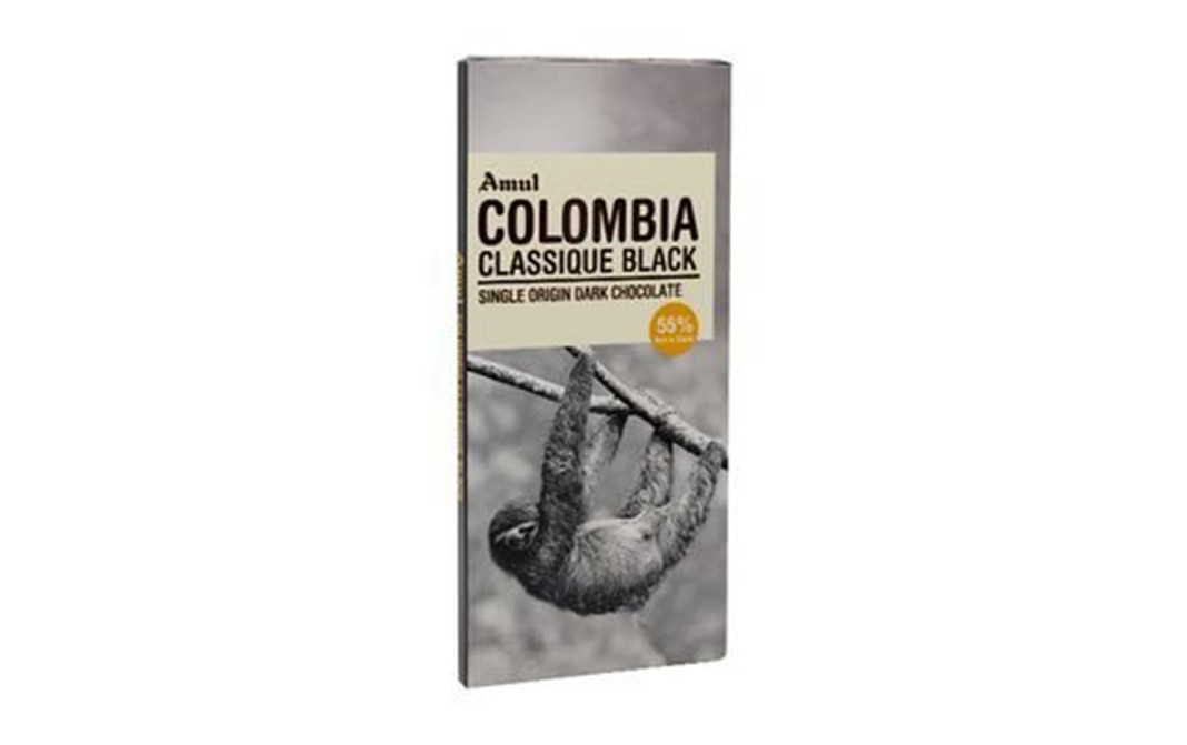 Amul Colombia Classique Black Chocolate   Box  125 grams